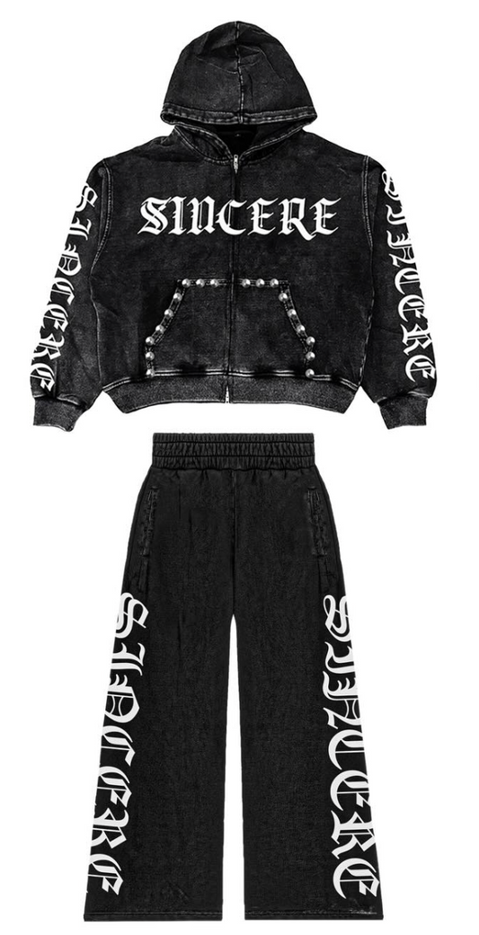 Sincere Village Sweatsuit (Black)