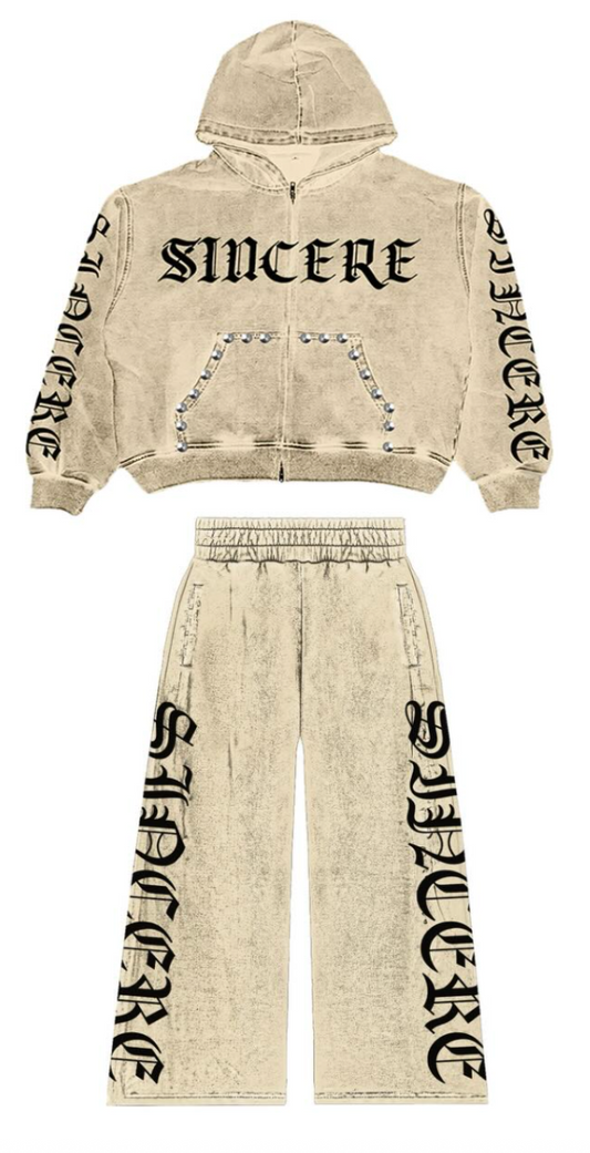 Sincere Village Sweatsuit (Cream)